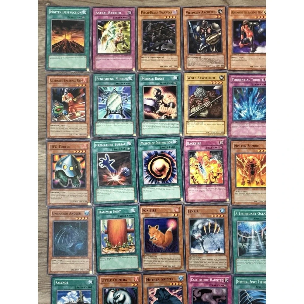 Konami Yu-Gi-Oh! TCG 65-Card Mixed Lot 1st Edition Monster/Spell/Trap